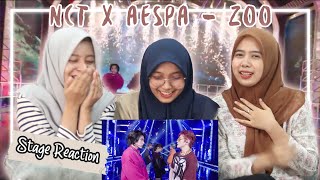 NCT X aespa  ZOO Stage Reaction [upl. by Romina]