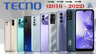 Tecno smartphones evolution  History of tecno phones 20162022 [upl. by Benedic944]