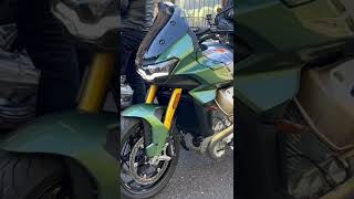 Motorcycle With Winglets Moto Guzzi V100 Mandello First Look  Cycle News [upl. by Anoj123]