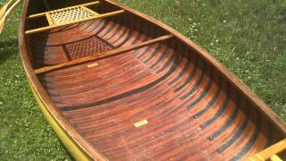 Merrimack Osprey Canoe Cherry Ribs and Mahogany Gunwales [upl. by Edyth607]