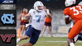 North Carolina vs Virginia Tech Condensed Game  2021 ACC Football [upl. by Inaffets915]