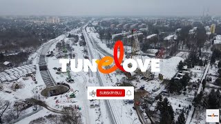 TunELove  przenosiny TBM Faustyna  przygotowanie styczeń 2024r tunnel engeenering łódź [upl. by Intisar27]