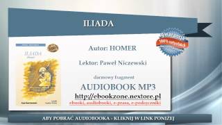 ILIADA  HOMER  audiobook mp3  Lektura szkolna do słuchania [upl. by Nyleve]