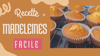 Madeleines recette facile 😋 [upl. by Galven]