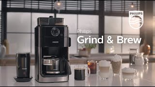 Philips Grind amp Brew  How to use [upl. by Eimme]