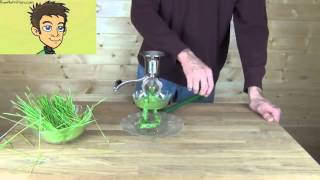 Ручная шнековая соковыжималка Wheatgrass Manual Juicer [upl. by Massarelli]