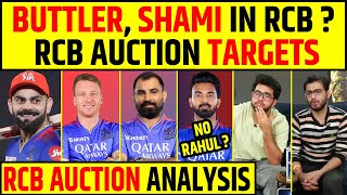 JOS BUTTLER MOHAMMAD SHAMI IN RCB RCB TARGETS FOR IPL MEGA AUCTION [upl. by Banerjee]