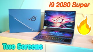 ASUS ROG Zephyrus Duo 15 GX550 Liquid Metal  Unboxing First Look amp Hard Thermal  Performance Test [upl. by Ellehsyt]