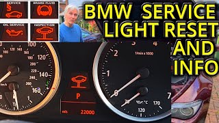 How to reset BMW brake pad sensor warning Also service oil change milage [upl. by Eenehs]