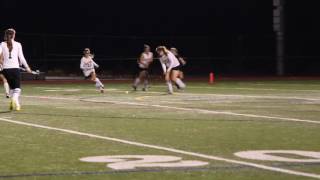 Haley Daigneaults winning goal for Longmeadow High School field hockey in state semifinal [upl. by Hazel834]