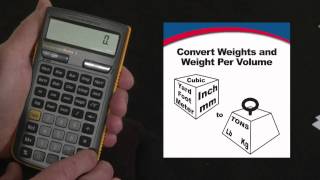 How to Convert Jobsite Weights amp Volumes  Construction Master 5 [upl. by Adebayo380]