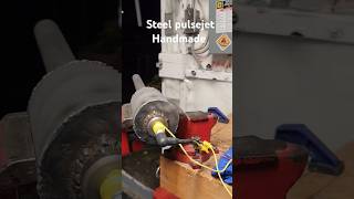 Pulsejet engine steel ignition system engineering pulsejet diy propane [upl. by Ynohtnael]