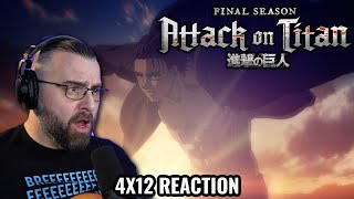 ATTACK ON TITAN 4X12 REACTION Guides Shingeki No Kyojin [upl. by Ettenyl]