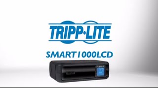 Tripp Lite SMART1000LCD UPS System [upl. by Esorrebma]