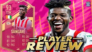 4⭐5⭐ 93 PREMIUM FUTTIES SANGARE SBC PLAYER REVIEW  FIFA 23 ULTIMATE TEAM [upl. by Dorfman433]