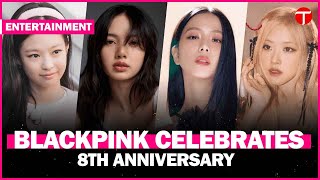 BLACKPINK celebrates 8th anniversary since debut as Kpop girl group [upl. by Hcra]