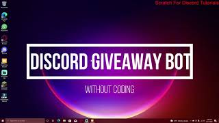 How To Make Discord Giveaway Bot WITHOUT CODING [upl. by Torry649]