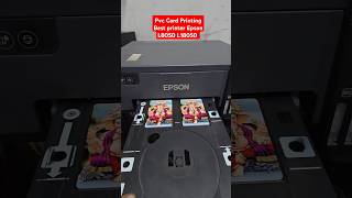 how to Pvc Card Printing Best printer Epson L8050 L18050 Photo printing [upl. by Clarke]