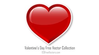 Valentines Day Vector  Free Download  123FreeVectors com [upl. by Hagar]