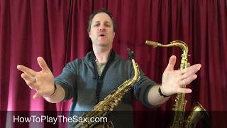 Notes On Alto Saxophone  G flat F sharp  How To Play G flat F sharp On The Alto Saxophone [upl. by Nnaegroeg788]