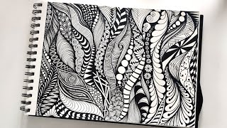 Zentangle art  Zentangle patterns [upl. by Robbin]