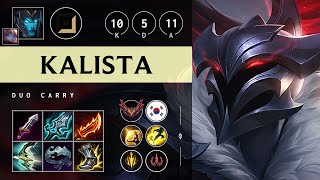 Kalista ADC vs Aphelios Dominating  KR Grandmaster Patch 1421 [upl. by Sadnac]