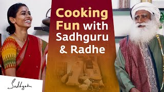 Sadhguru amp Radhe Cook A Ragi Dosa Together  Millet Recipe [upl. by Aicerg112]