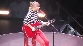 Taylor Swift Teardrops On My Guitar HD May 22 2013 RED Tour [upl. by Eiclek]