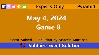 Experts Only Game 8  May 4 2024 Event  Pyramid [upl. by Narcho]