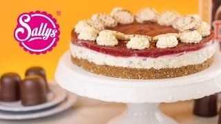 Super Dickmanns Torte  No Bake  StracciatellaTorte mit HimbeerFruchtspiegel  Sallys Welt [upl. by Arotal19]