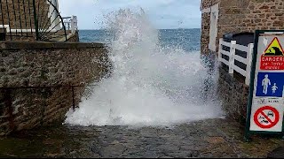 Grande marée  24 mars 2023  SaintMalo Rochebonne [upl. by Campagna]