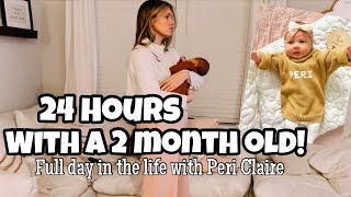 24 HOURS with a 2 MONTH OLD [upl. by Suixela]