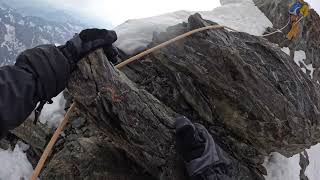 Alpine mountaineering climb of Finesteraarhorn [upl. by Aneehsat]