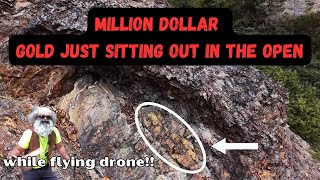 Gold Accidentally Discovered While Flying Drone [upl. by Kial276]