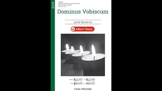 Dominus Vobiscum by Jacob Narverud SATB a cappella [upl. by Enitsahc264]