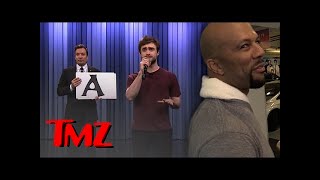 Rapper Common Judges Daniel Radcliffe’s Rap Abilities  TMZ [upl. by Aeel]