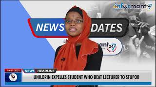 UNILORIN expels student who beats lecturer to stupor  Kwara Poly auditorium named after Nigeria [upl. by Lauren]