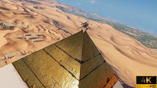 Exploring The Giza Pyramids｜Saqqara Nome｜Assassins Creed Origins｜4K HDR [upl. by Hendel]