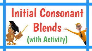 Initial Consonant Blends with Activity [upl. by Avra]