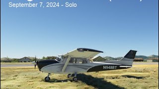 California Dreaming VFR Day Cross country 240907 [upl. by Lilllie]