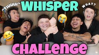 WHISPER CHALLENGE W LOUIE amp BLESIV😭🤣 [upl. by Nylave]