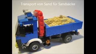 NEUES Fahrzeug für das THW LKW mit Ladekran legosteniker [upl. by Nylde]