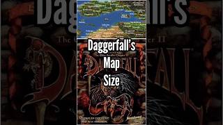 Daggerfalls Map Size  Elder Scrolls Facts elderscrolls elderscrollslore daggerfall gamingfacts [upl. by Anitsud]