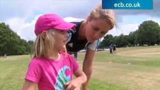 Natalie Sciver visits Thursley for ECB Club Open Day event [upl. by Schechinger77]