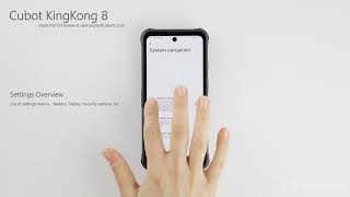 Cubot KingKong 8  UI and Settings [upl. by Mossolb697]