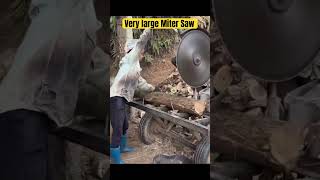 Very large Miter Saw mitersaw miter woodworking woodworkingtools wood woodworkertools shorts [upl. by Uol]