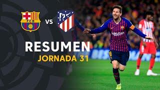 Resumen de FC Barcelona vs Atlético de Madrid 20 [upl. by Torin]