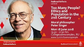 Peter Singer  Too Many people  Lecture moral philosopher [upl. by Eseneg]