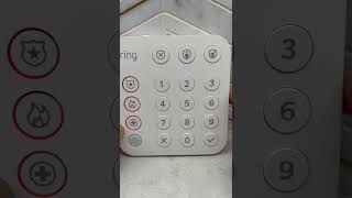 Ring alarm  arming and disarming [upl. by Dnamra]