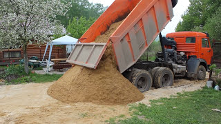 Доставка песка  sand delivery [upl. by Brieta]